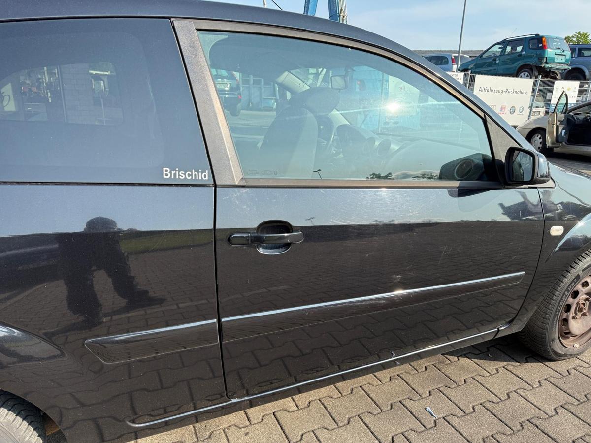 Ford Fiesta JD3 original Tür rechts 3-Türer Panther Schwarz Metallic Rohbau BJ08